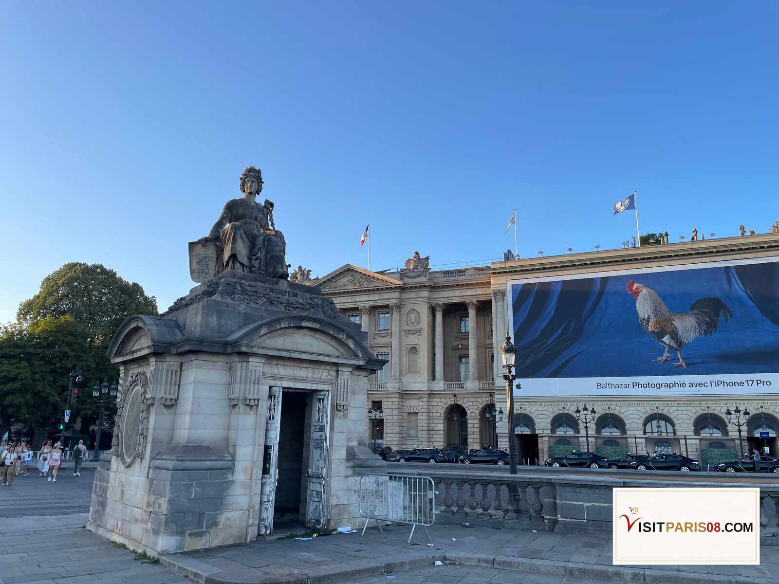 Statue of Rouen, Place de la Concorde, Paris 8th